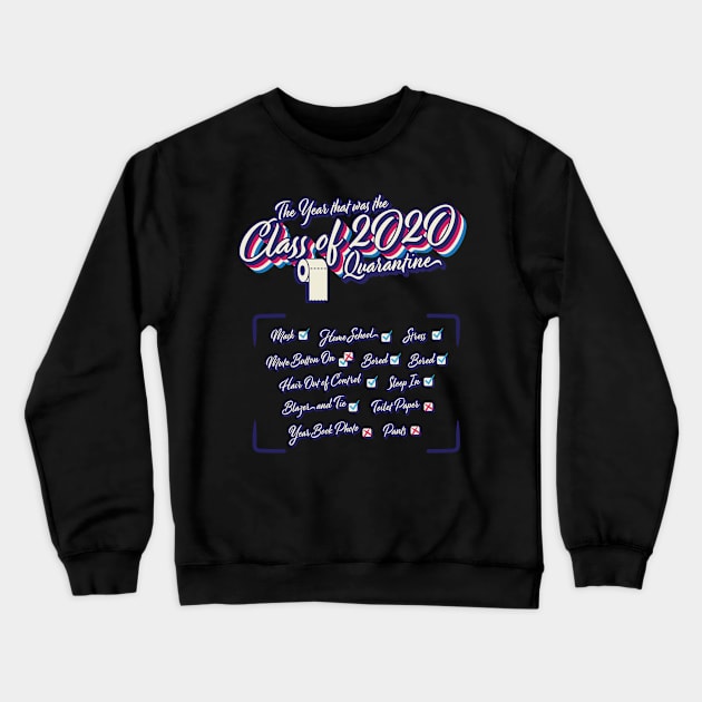 Class of 2020 tour shirt Crewneck Sweatshirt by Vin Zzep